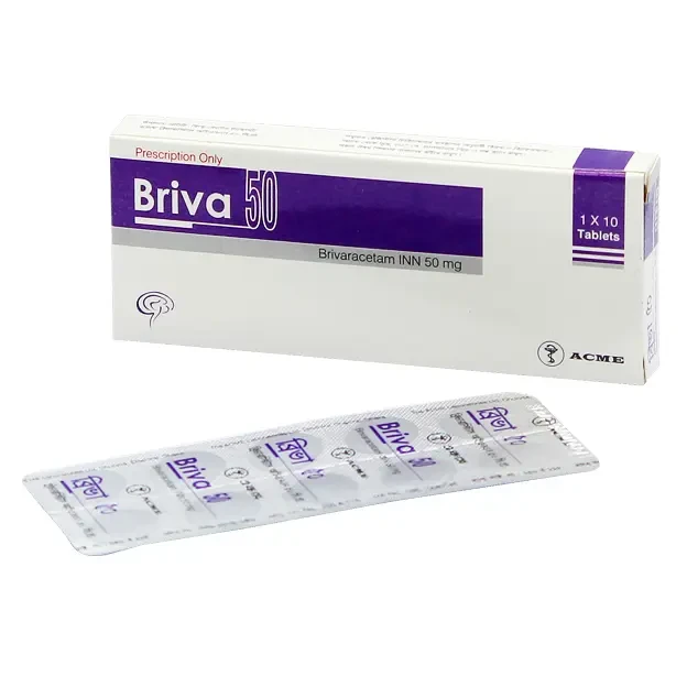Pack Image: Briva 50 mg Tablet (1 x 10)