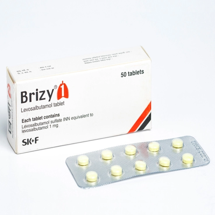 Pack Image: Brizy 1 mg Tablet (5 x 10)
