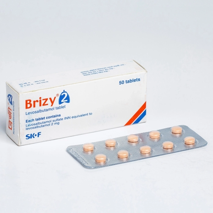 Pack Image: Brizy 2 mg Tablet (5 x 10)