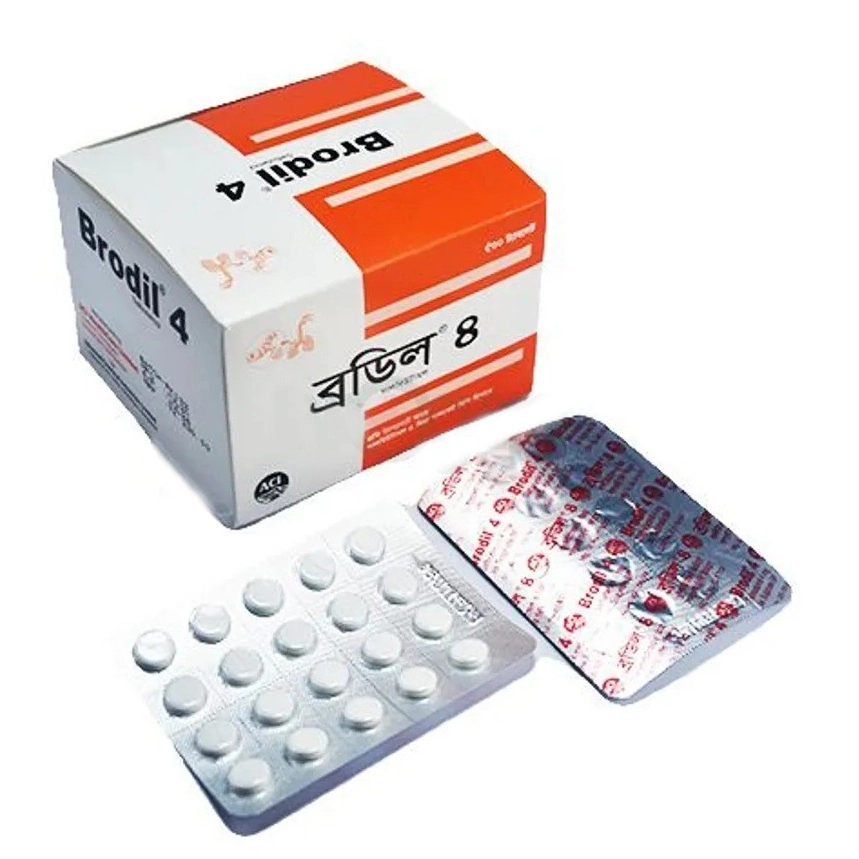 Pack Image: Brodil 4 mg Tablet (25 x 20)