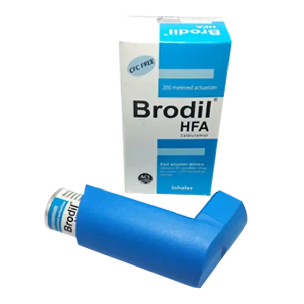 Pack Image: Brodil 100 mcg Inhaler (200 metered doses)