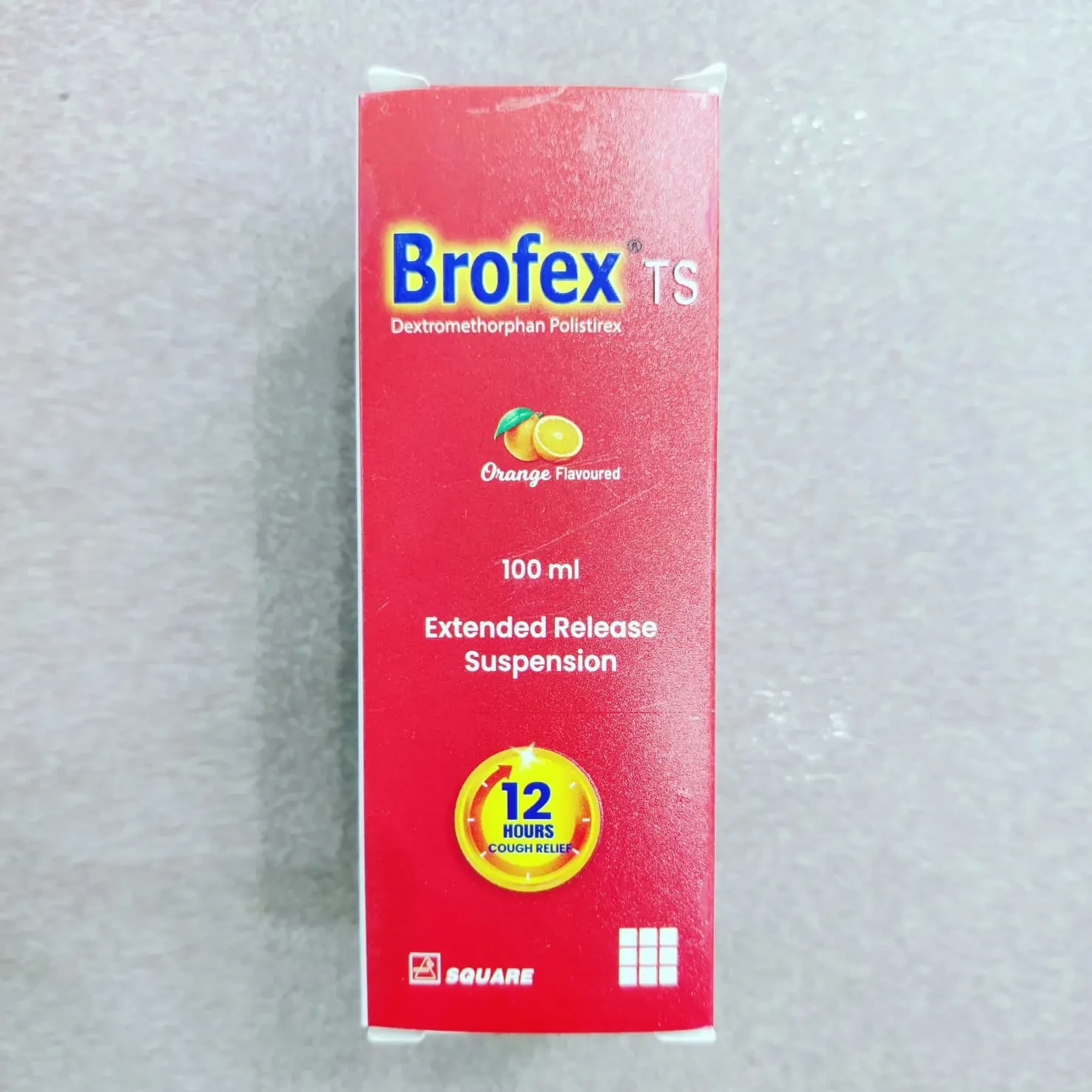 Pack Image: Brofex TS 30 mg Extend Release Suspension (100 ml bottle)