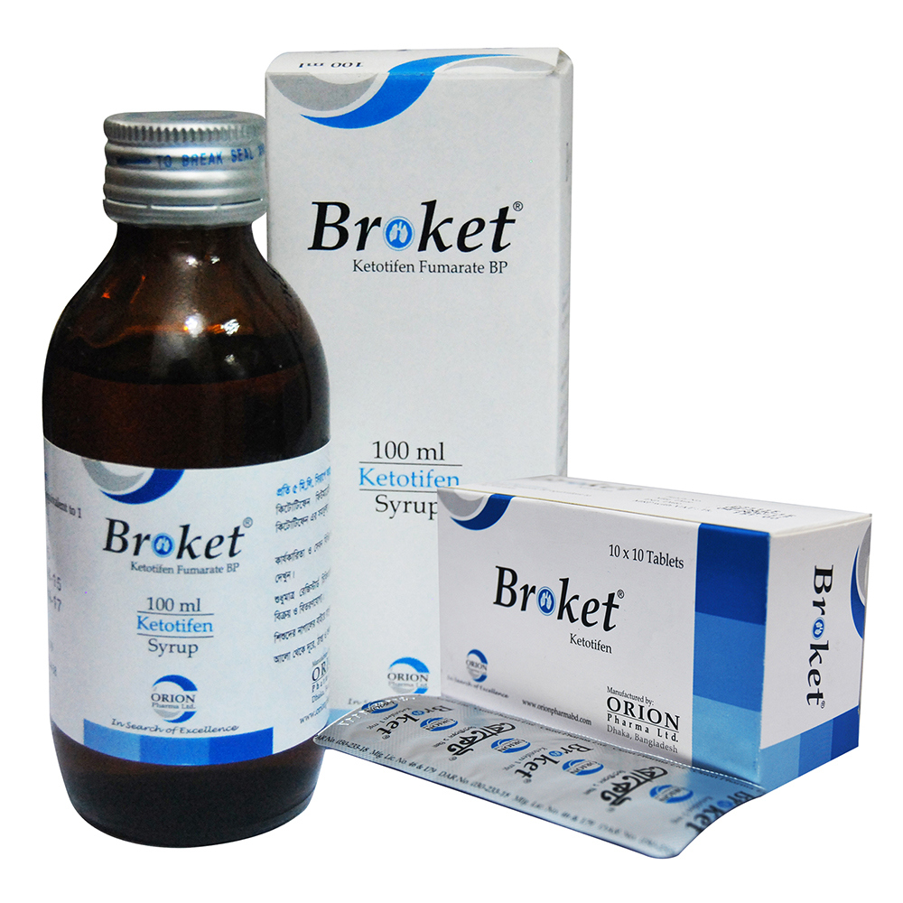 Pack Image: Broket 1 mg Tablet (10 x 10)