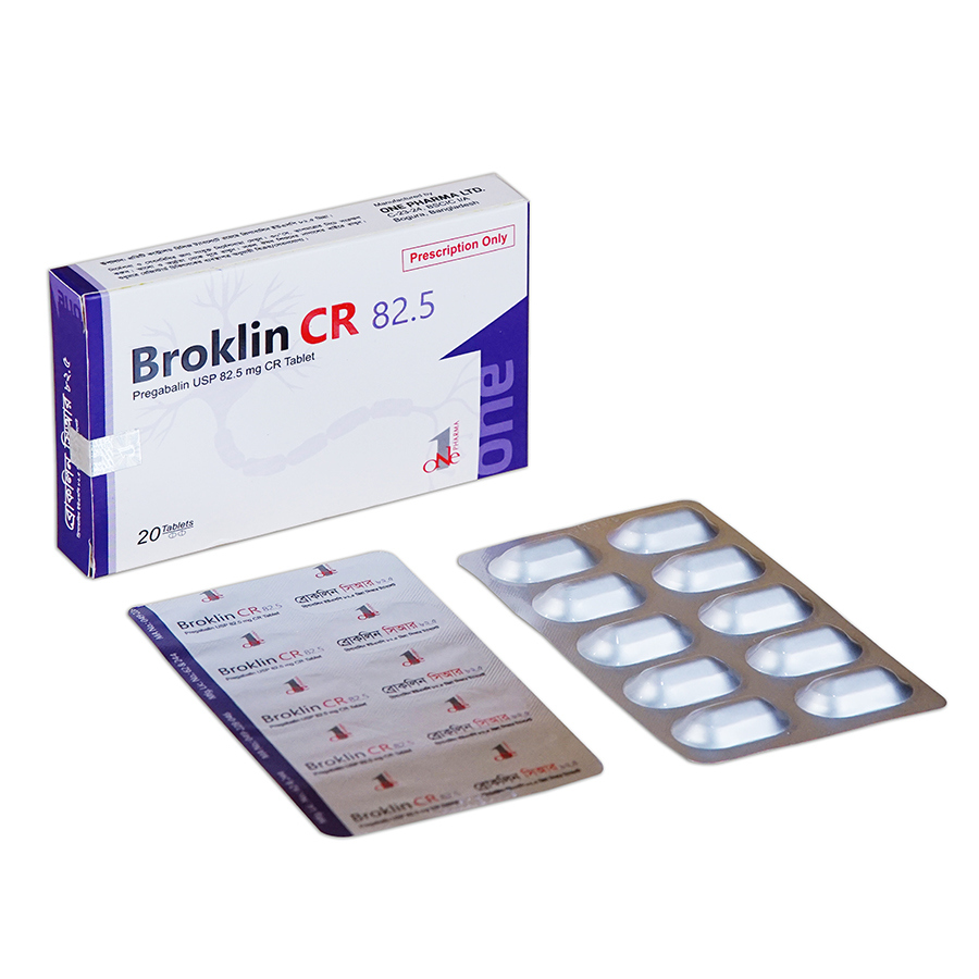 Pack Image: Broklin CR 82.5 mg Tablet (2 x 10)