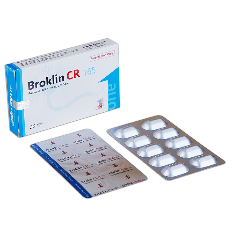 Pack Image: Broklin CR 165 mg Tablet (2 x 10)