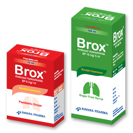 Pack Image: Brox 15 mg Syrup (100 ml bottle)