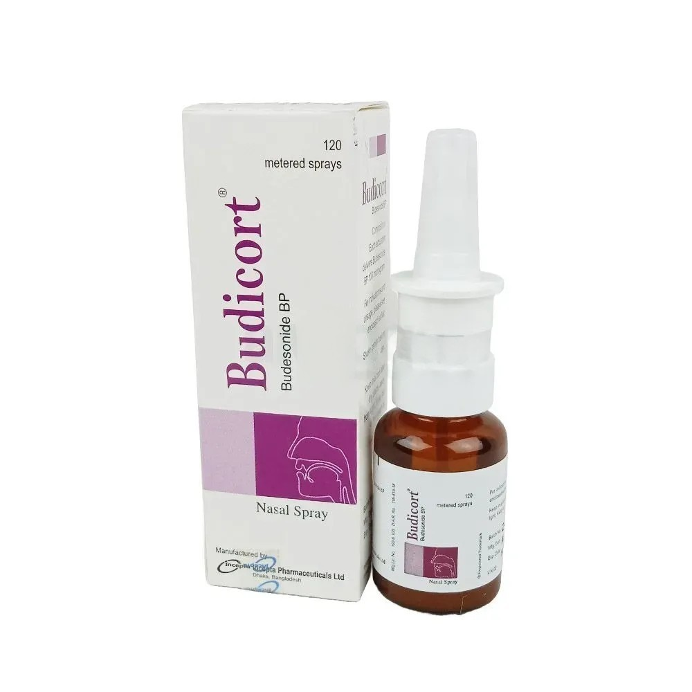 Pack Image: Budicort 100 mcg Nasal Spray (120 metered sprays)
