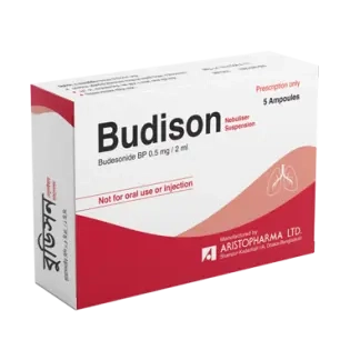 Pack Image: Budison 0.5 mg Suspension (2 ml ampoule)