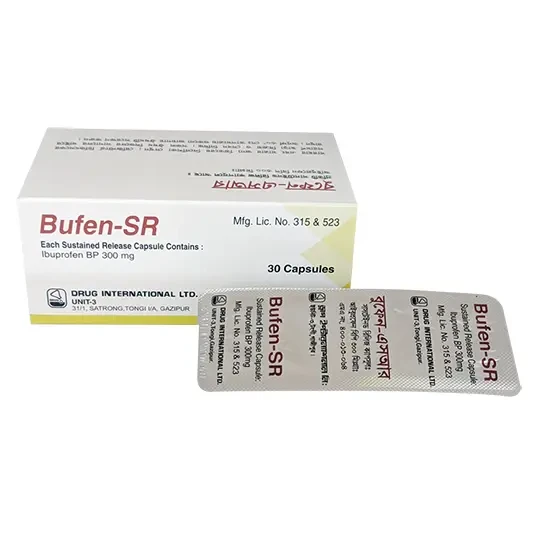 Pack Image: Bufen-SR 300 mg Capsule (6 x 5)