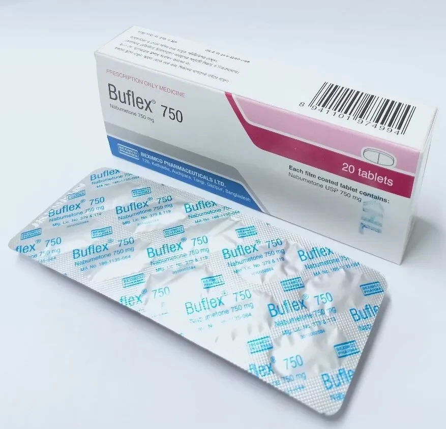 Pack Image: Buflex 750 mg Tablet (2 x 10)