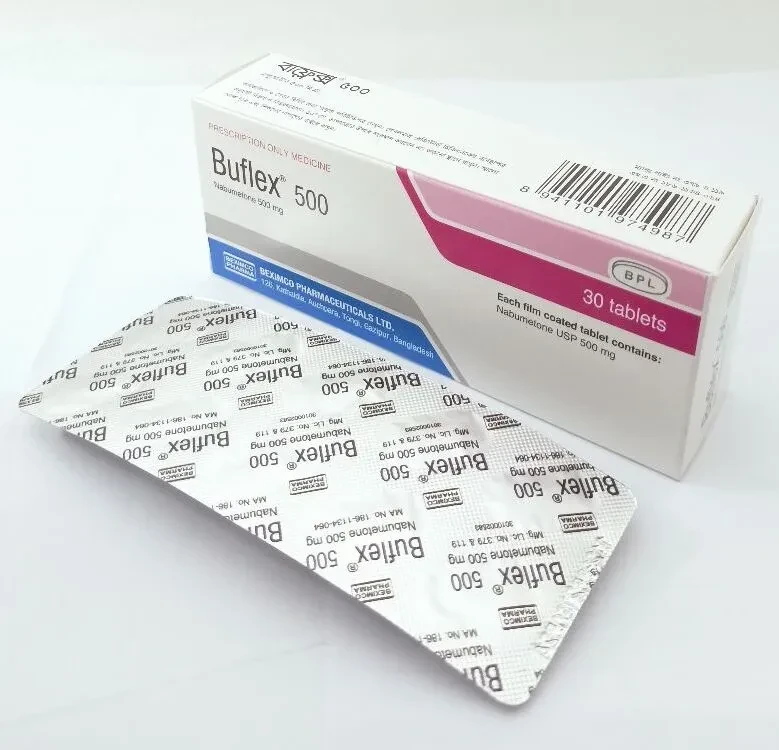 Pack Image: Buflex 500 mg Tablet (3 x 10)