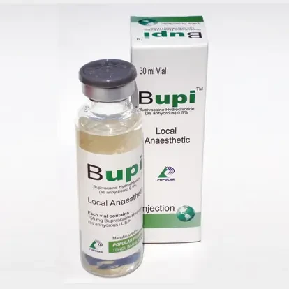 Pack Image: Bupi 0.5% Injection (30 ml vial)
