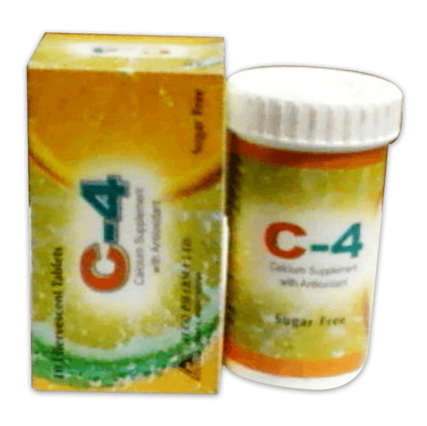 Pack Image: C-4 1000 mg Tablet (1 x 10)