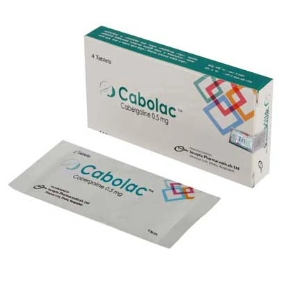 Pack Image: Cabolac 0.5 mg Tablet (2 x 2)