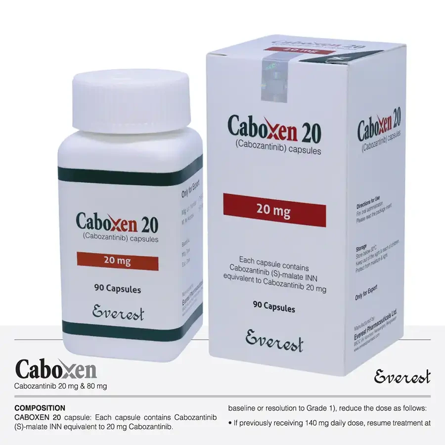 Pack Image: Caboxen 20 mg Capsule (1 x 90)