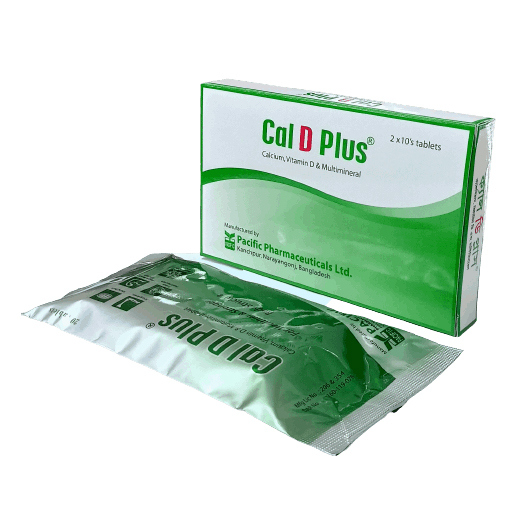 Pack Image: Cal D Plus Tablet (2 x 10)