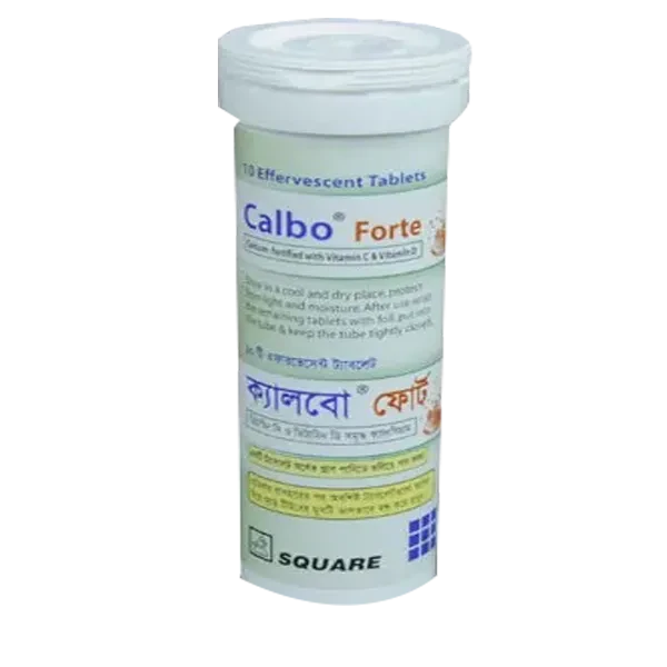 Pack Image: Calbo Forte 1000 mg Tablet (1 x 10)