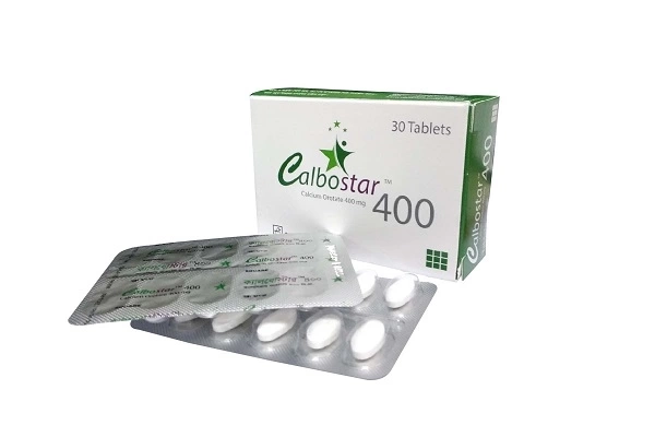 Pack Image: Calbostar 400 mg Tablet (3 x 10)