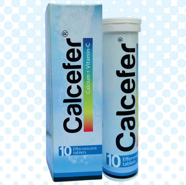 Pack Image: Calcefer 1000 mg Tablet (1 x 10)