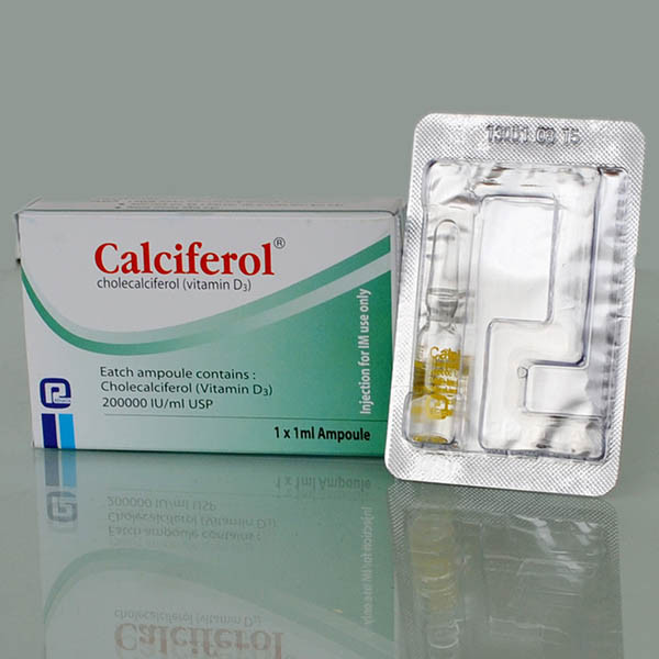 Pack Image: Calciferol 200000 IU Injectable Solution (Oral & IM) (1 ml ampoule)