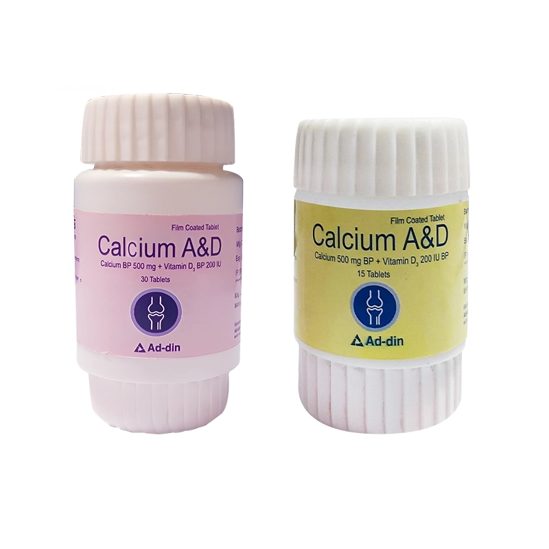 Pack Image: Calcium A & D 500 mg Tablet (1 x 15)