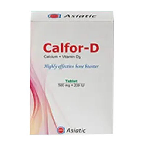 Pack Image: Calfor-D 500 mg Tablet (1 x 30)