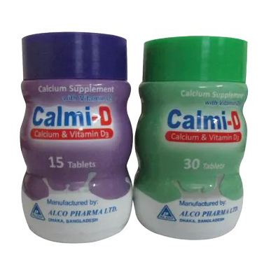 Pack Image: Calmi-D 500 mg Tablet (1 x 15)