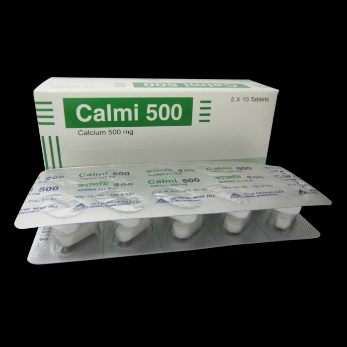 Pack Image: Calmi 500 mg Tablet (5 x 10)