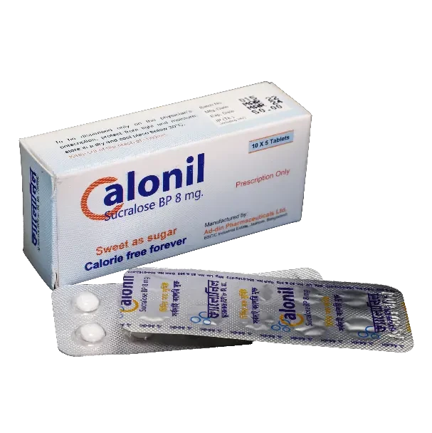 Pack Image: Calonil 8 mg Tablet (5 x 10)