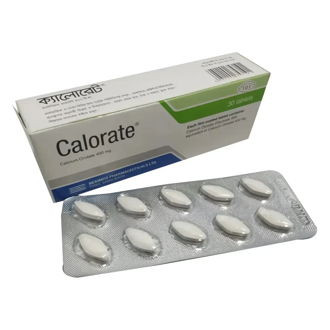 Pack Image: Calorate 400 mg Tablet (3 x 10)