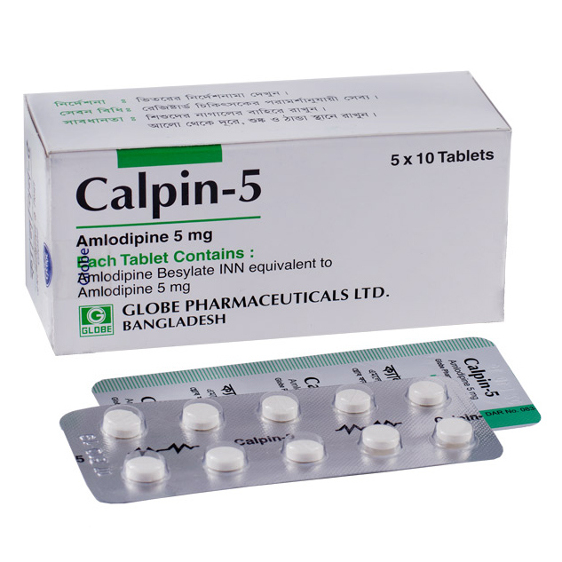 Pack Image: Calpin 5 mg Tablet (5 x 10)
