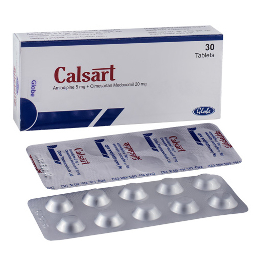 Pack Image: Calsart 5 mg Tablet (3 x 10)