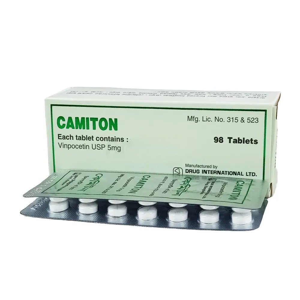 Pack Image: Camiton 5 mg Tablet (7 x 14)