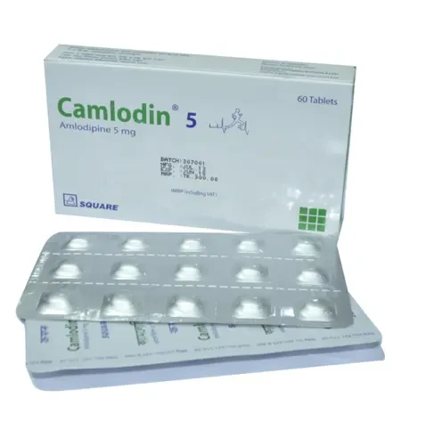 Pack Image: Camlodin 5 mg Tablet (4 x 15)