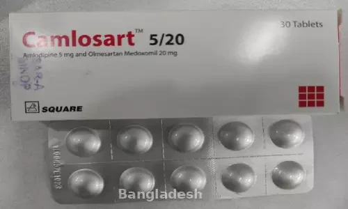 Pack Image: Camlosart 5 mg Tablet (3 x 10)