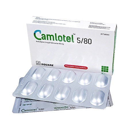 Pack Image: Camlotel 5 mg Tablet (3 x 10)