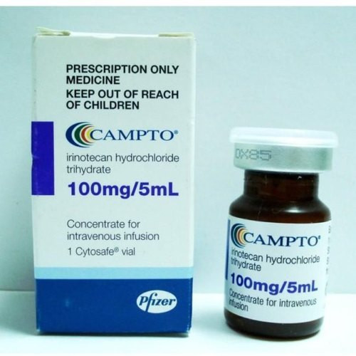 Pack Image: Campto 20 mg Injection (100 mg vial)