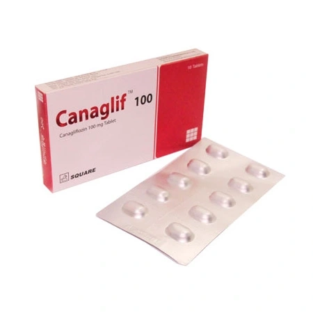 Pack Image: Canaglif 100 mg Tablet (1 x 10)