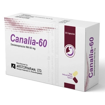 Pack Image: Canalia 60 mg Capsule (3 x 10)