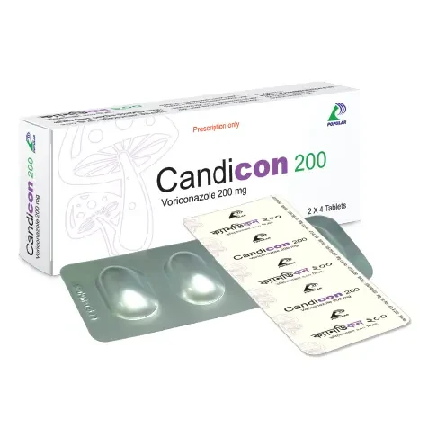 Pack Image: Candicon 200 mg Tablet (2 x 4)
