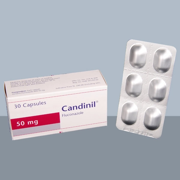 Pack Image: Candinil 50 mg Capsule (5 x 6)