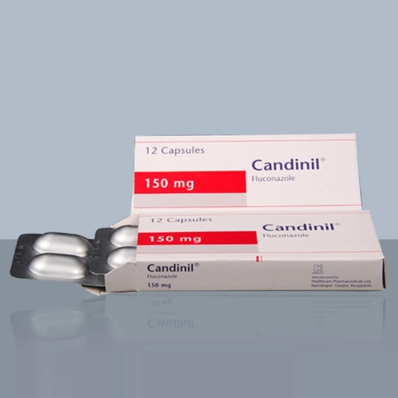 Pack Image: Candinil 150 mg Capsule (2 x 6)