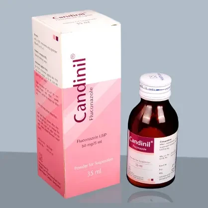 Pack Image: Candinil 50 mg Suspension (35 ml bottle)