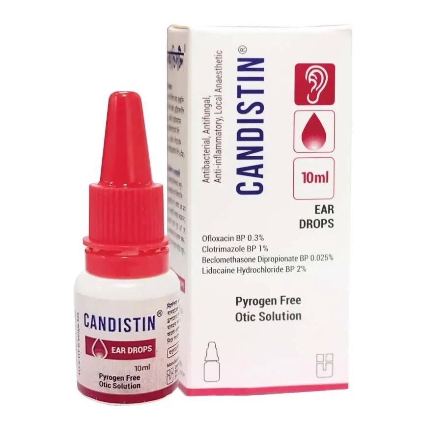 Pack Image: Candistin 0.3% 1% Ear Drop (10 ml drop)