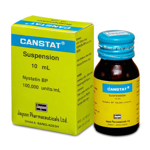 Pack Image: Canstat 100000 unit Suspension (10 ml bottle)