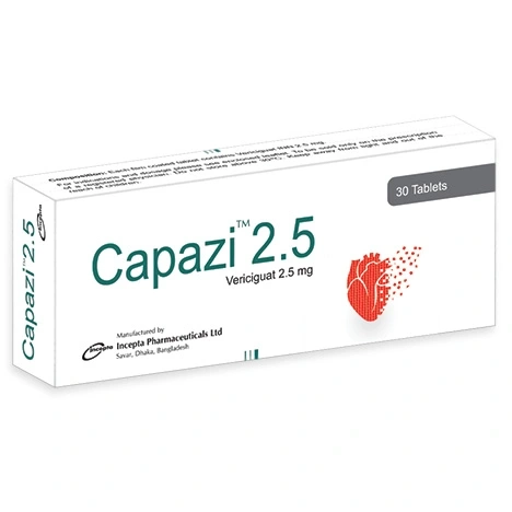 Pack Image: Capazi 2.5 mg Tablet (3 x 10)