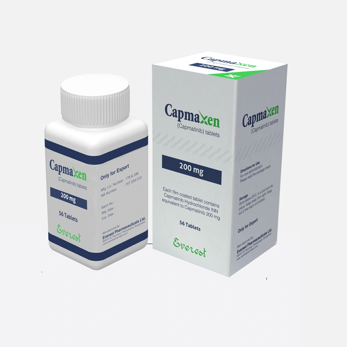 Pack Image: Capmaxen 200 mg Tablet (1 x 28)