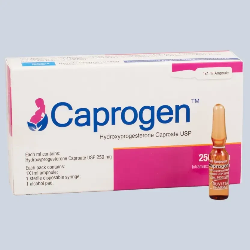 Pack Image: Caprogen 250 mg Injection (1 ml ampoule)