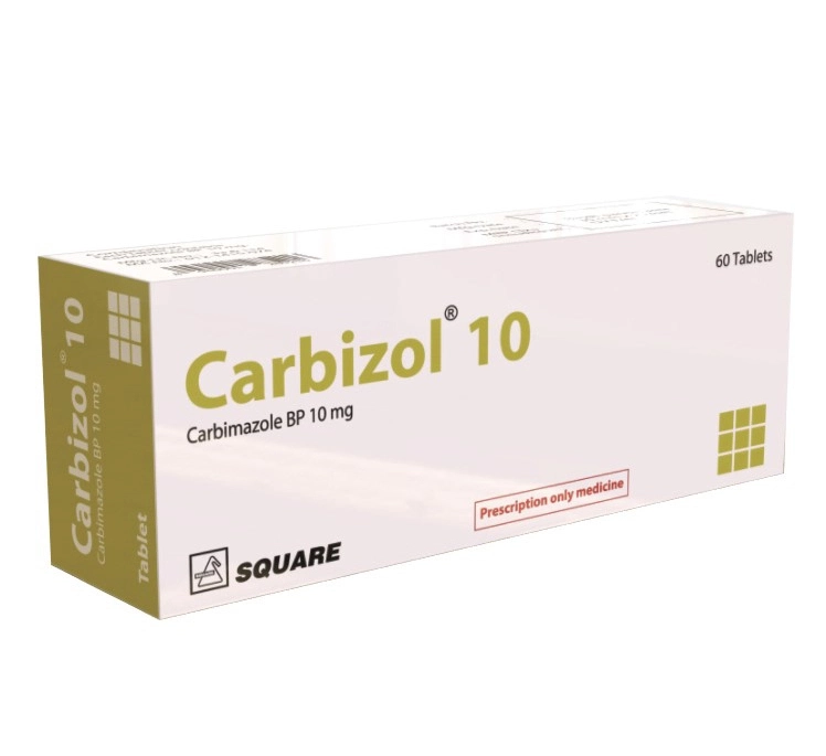 Pack Image: Carbizol 10 mg Tablet (6 x 10)