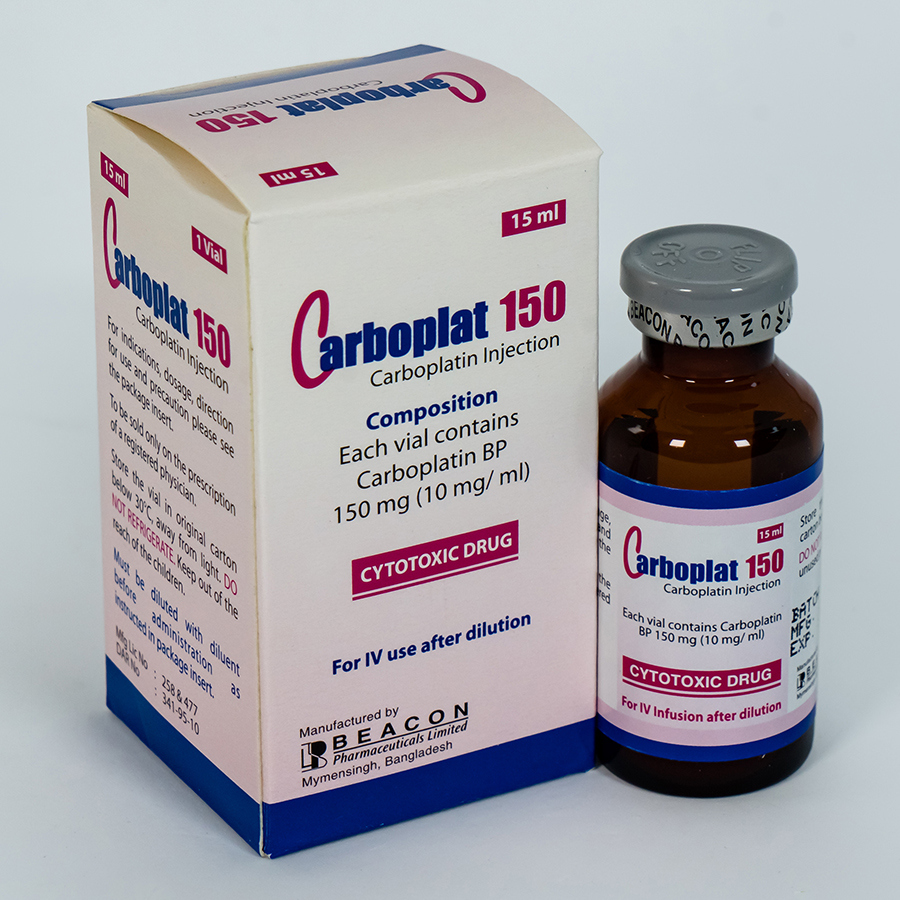 Pack Image: Carboplat 10 mg Injection (450 mg vial)